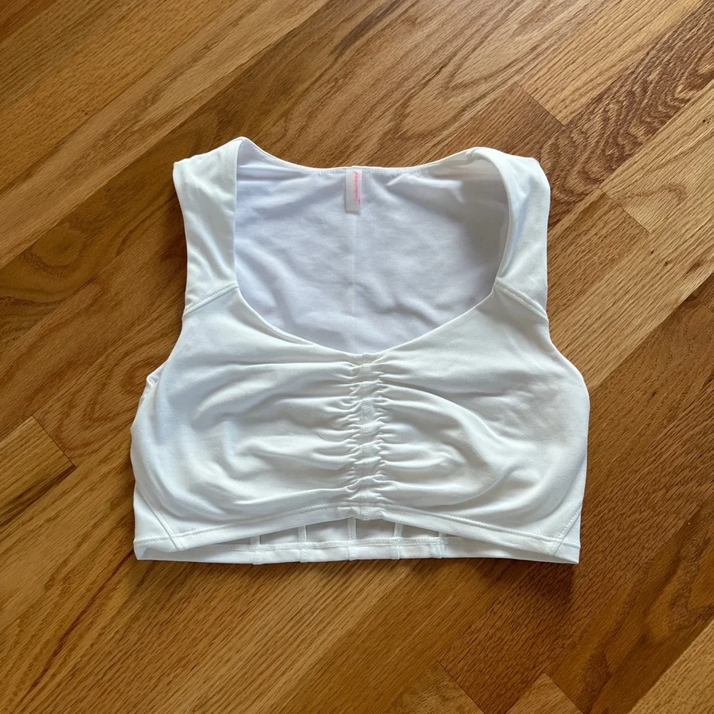 Free people white sports bra